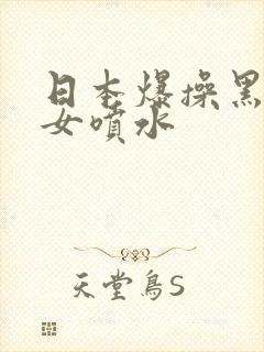 日本爆操黑丝美女喷水