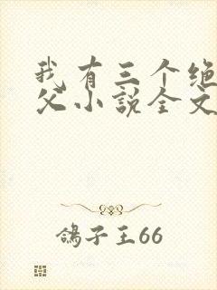 我有三个绝色师父小说全文阅读