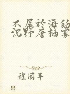不属于海的风靳沉野唐栖雾在线阅读