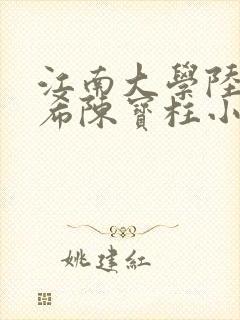 江南大学陆黄若希陈宝柱小说