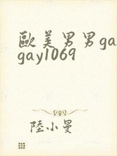 欧美男男gaygay1069