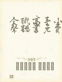 全职高手小说有声听书免费封面