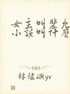 女主叫裴允歌的小说叫什么名字