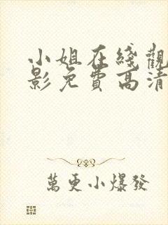 小姐在线观看电影免费高清全集