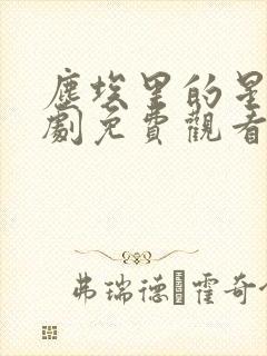 尘埃里的星光短剧免费观看封面