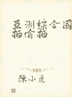 亚洲综合国产自拍偷拍封面