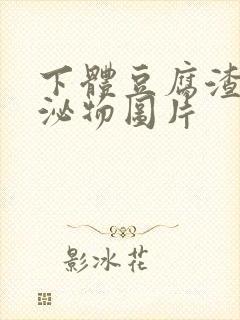 下体豆腐渣状分泌物图片