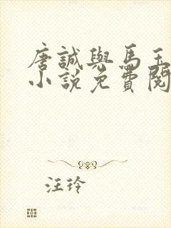 唐诚与马玉婷的小说免费阅读封面