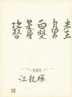 攻是白月光受是替身双男主封面