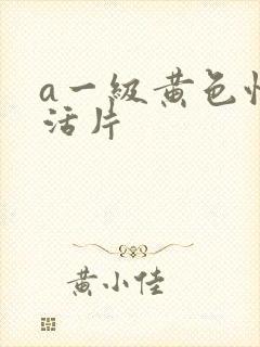 a一级黄色性生活片