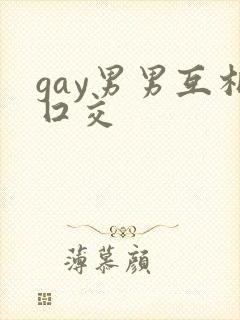 gay男男互相囗交