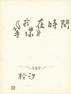 《我在时间尽头等你》封面