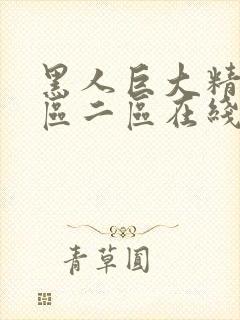 黑人巨大精品一区二区在线