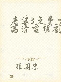 老婆3免费完整高清电视剧在线观看