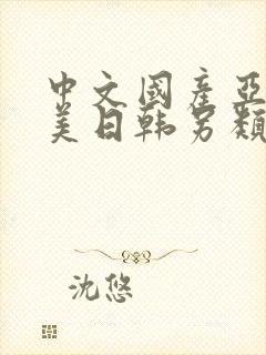 中文国产亚洲欧美日韩另类精品