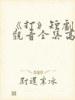 《打》短剧免费观看全集高清