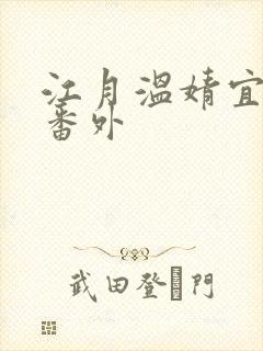 江月温婧宜结局番外