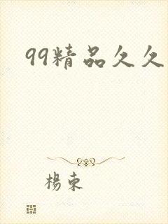 99精品久久久