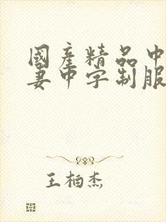 国产精品中字人妻中字制服封面