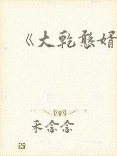 《大乾憨婿》封面