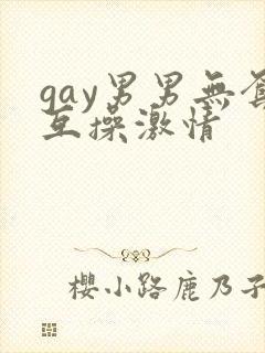 gay男男无套互操激情封面