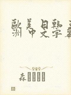欧美 日韩 亚洲 中文字幕