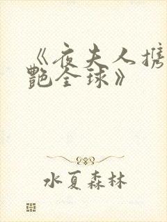 《夜夫人携崽惊艳全球》封面