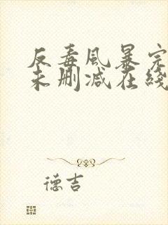 反毒风暴完整版未删减在线免费观看