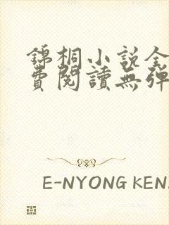 锦桐小说全文免费阅读无弹窗