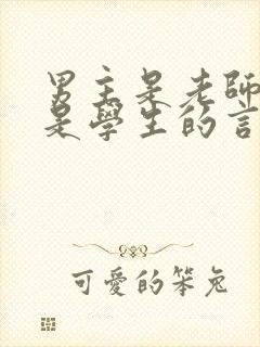 男主是老师女主是学生的言情小说封面