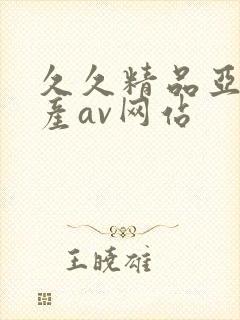 久久精品亚洲国产av网站