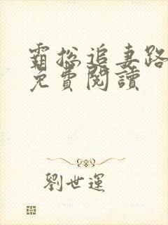 霸总追妻路漫漫免费阅读