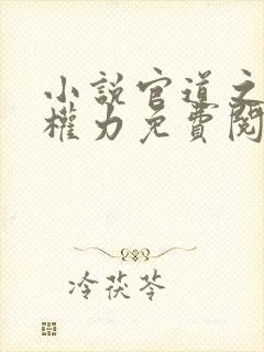 小说官道之绝对权力免费阅读全文封面