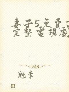 妻子5免费高清完整电视剧