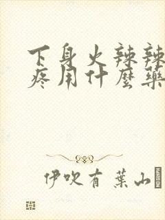 下身火辣辣的痒疼用什么药