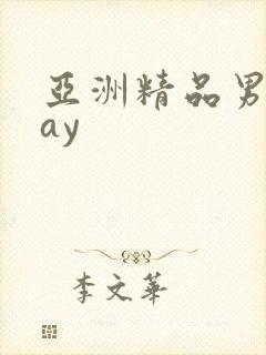 亚洲精品男男gay