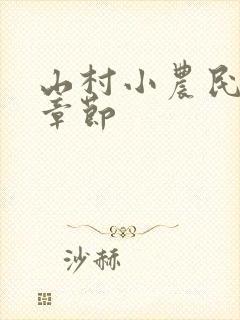 山村小农民最新章节