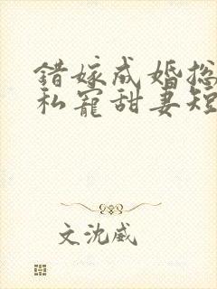 错嫁成婚总裁的私宠甜妻短剧