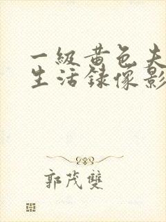 一级黄色夫妻性生活录像影片封面