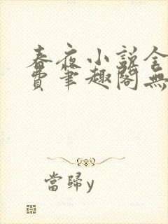 春夜小说全文免费笔趣阁无弹窗