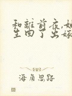 和离前夜,她重生回了出嫁前82章