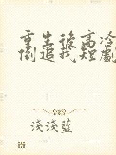 重生后高冷妻子倒追我短剧免费观看封面