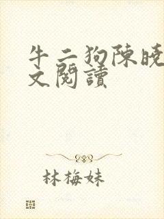 牛二狗陈晓燕全文阅读