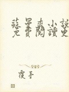 苏曼爽小说全文免费阅读更新时间