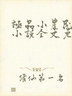 极品小农民项林小说全文免费阅读封面