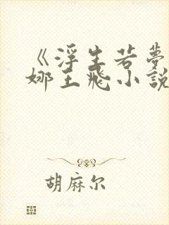 《浮生若梦》陈娜王飞小说封面