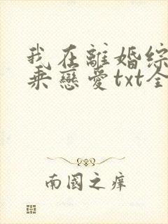 我在离婚综艺换乘恋爱txt全文免费阅读