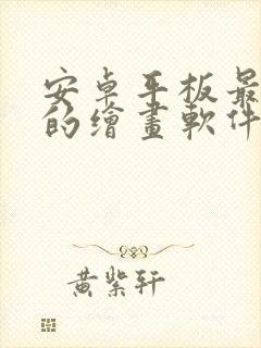 安卓平板最好用的绘画软件