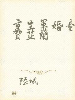 重生军婚童养媳贺芷兰封面