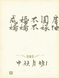 成婚不圆房重生娇娇不嫁他急了全文免费